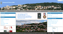 Desktop Screenshot of comune.teora.av.it