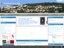 Tablet Screenshot of comune.teora.av.it
